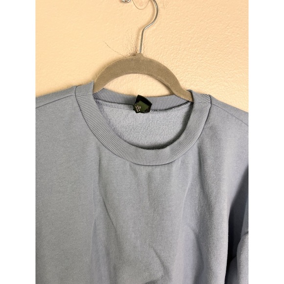 Wild Fable Women's Long Sleeve Cropped Sweatshirt Blue Sz XL - Picture 3 of 7